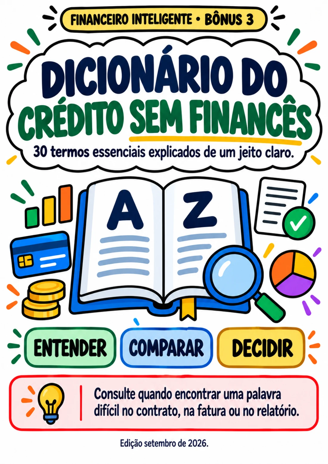 Capa — Dicionário do Crédito Sem Financês