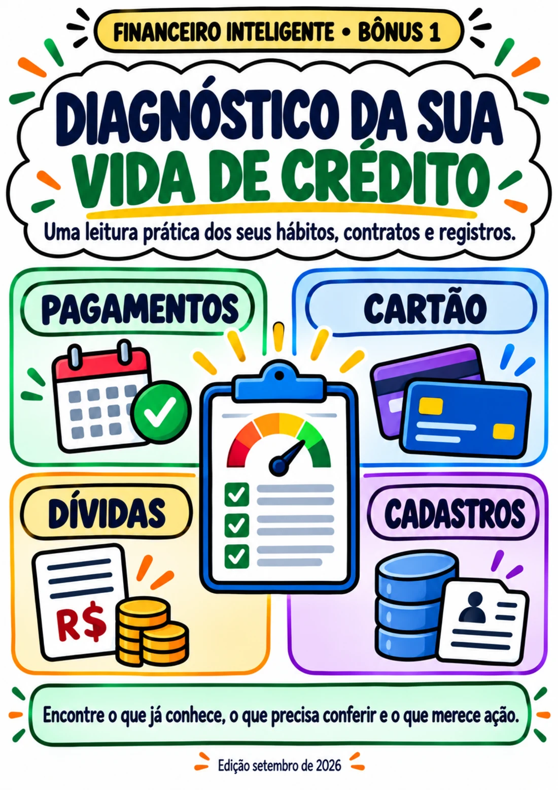 Capa — Diagnóstico da Sua Vida de Crédito